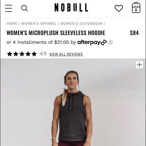 💪🏾NO BULL 5 WOMEN'S MICROPLUSH SLEEVELESS HOODIE